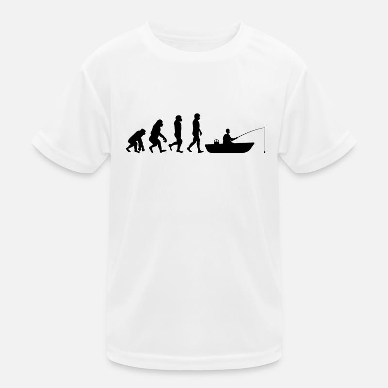 Evolution Bateau pêche T-shirt sport Enfant