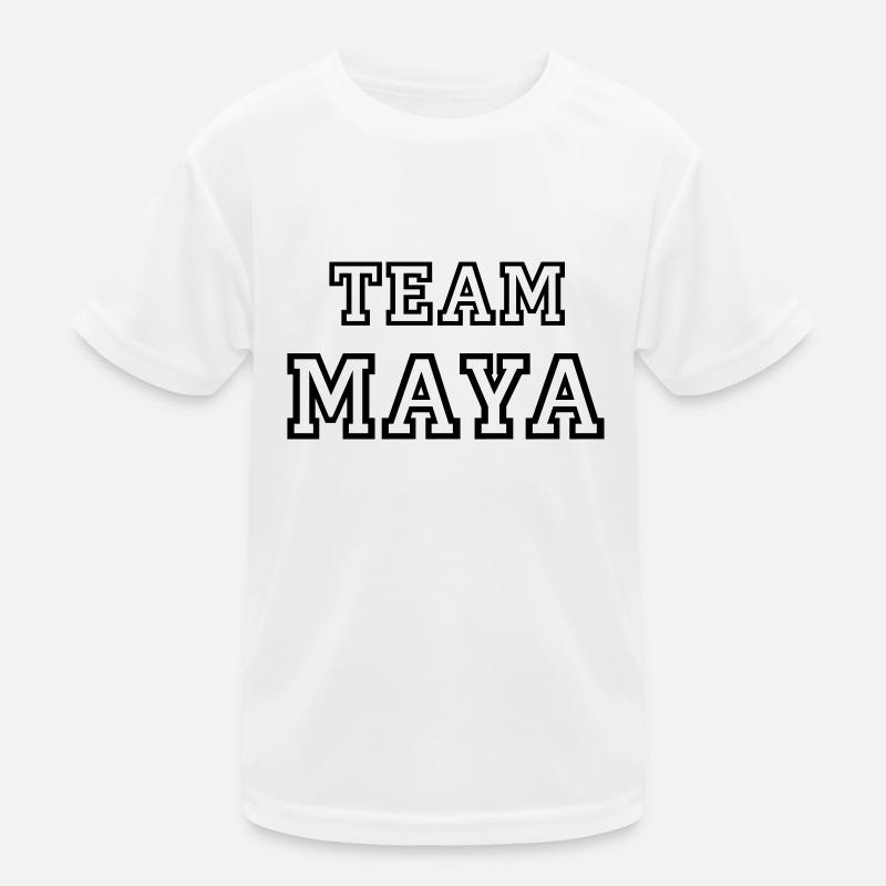 TEAM MAYA Nom du chien TeamTricot T-shirt sport Enfant