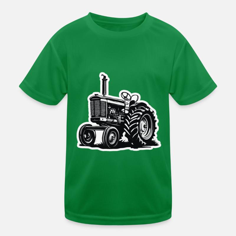 Traktor / Landwirtschaft / Bauer / Feldarbeit Kinder Funktions-T-Shirt