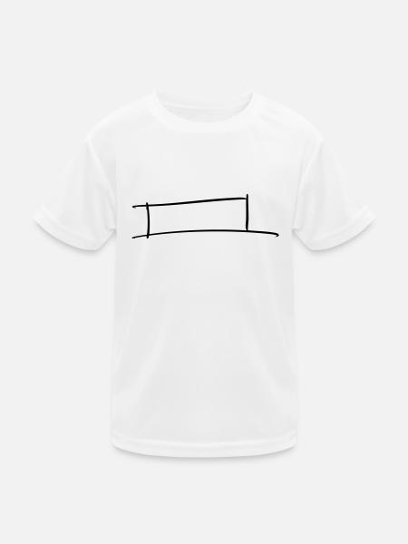 Dekorativer Rahmen. Banner / Namensschild Vorlage. - Kinder Funktions-T-Shirt - Weiß - Vorne
