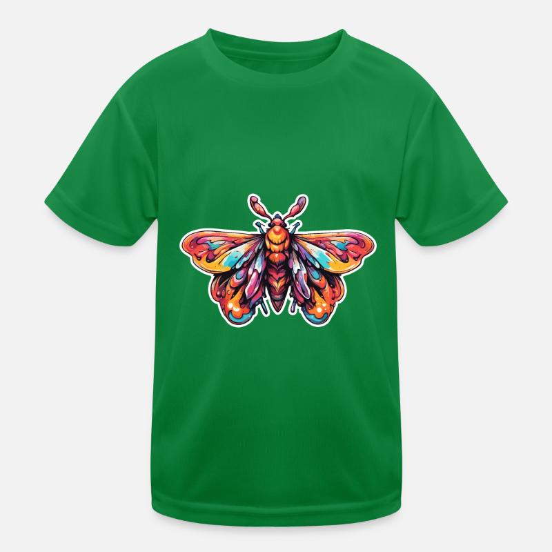 Moth / Animal / Insect / Larva / Pest Kids Functional T-Shirt
