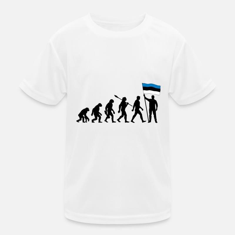 Estland - Evolution - Flagge - Nation Kinder Funktions-T-Shirt