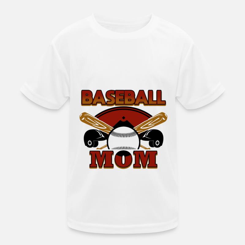 Baseball Mutter Kinder Funktions-T-Shirt