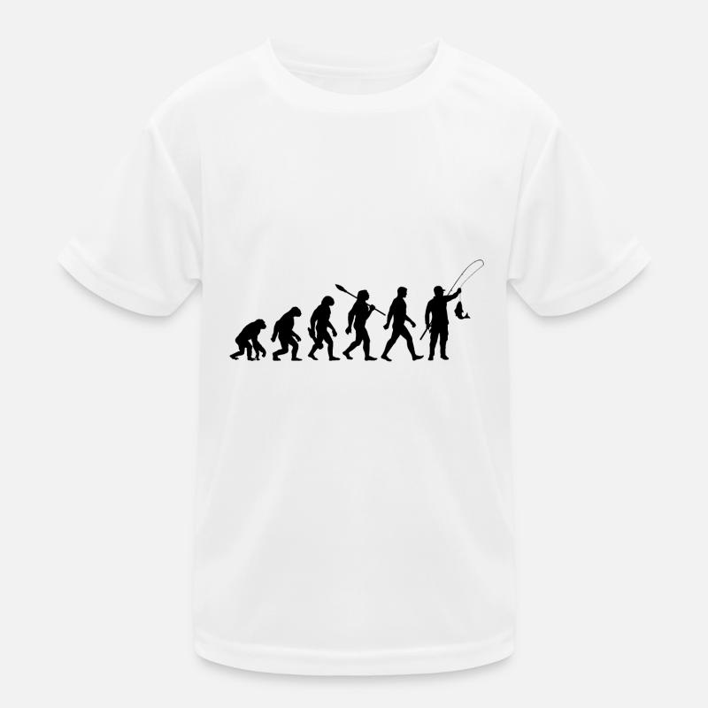 Evolution - Pêche - Pêcheurs - Pêcher T-shirt sport Enfant