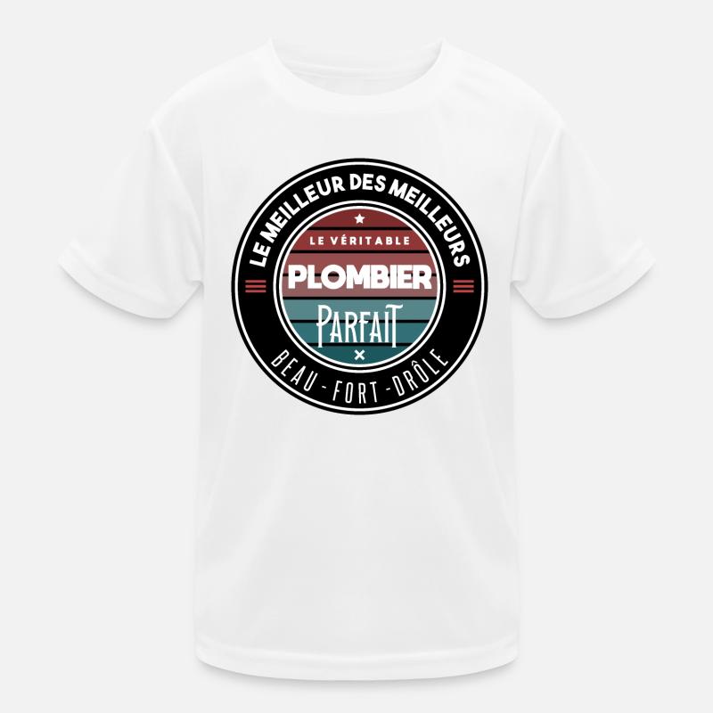 Le véritable plombier parfait T-shirt sport Enfant