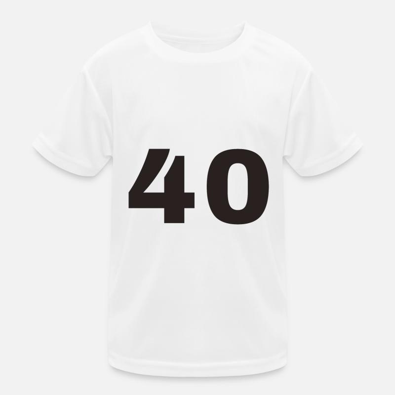 40 Kinder Funktions-T-Shirt