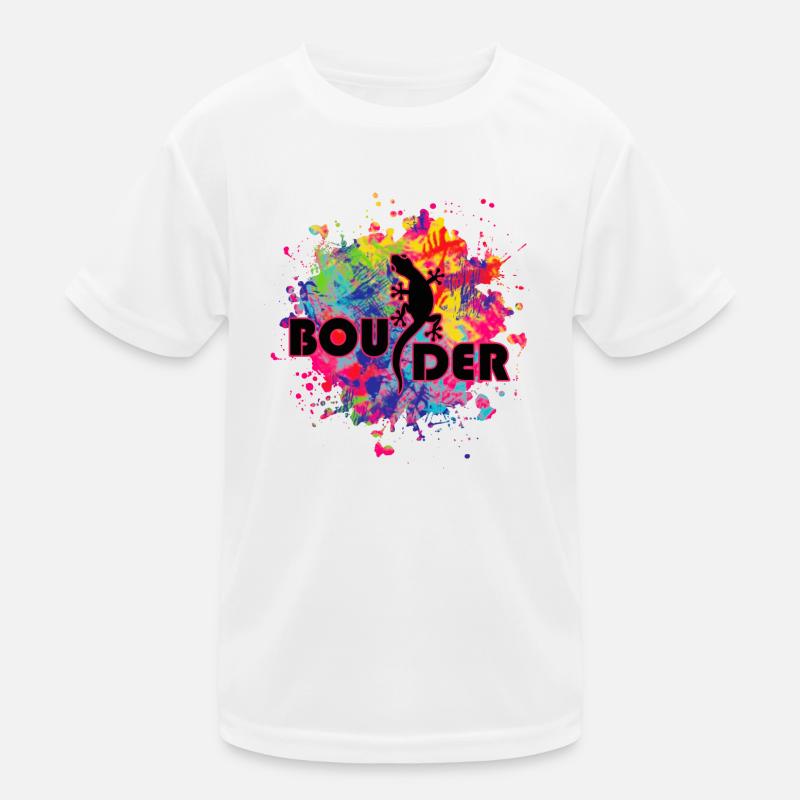 Bouldering Boulderer Boulding Kids Functional T-Shirt