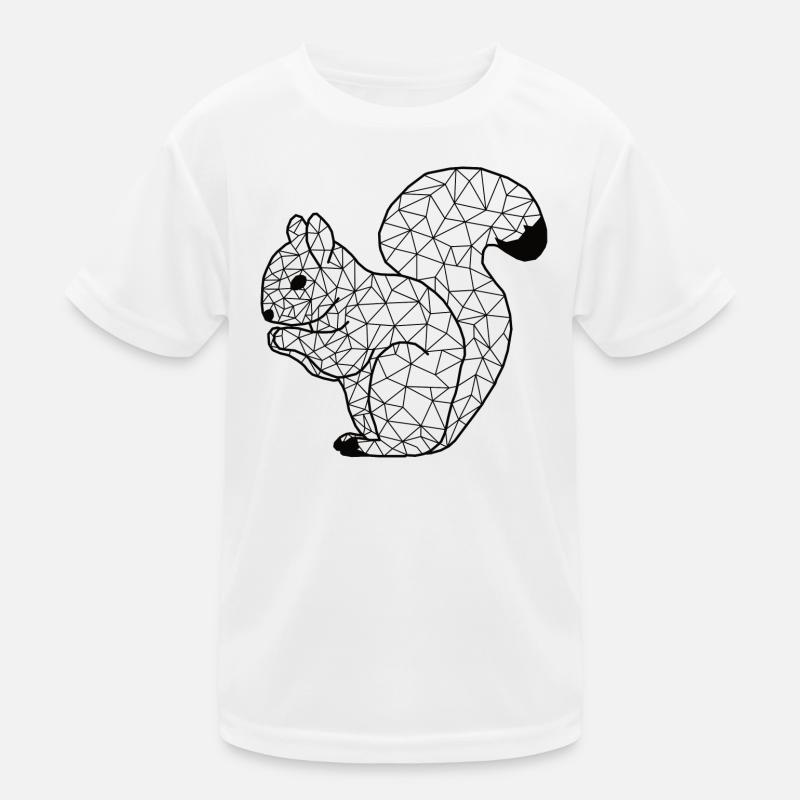 Squirrell GeomeTRIX Kinder Funktions-T-Shirt