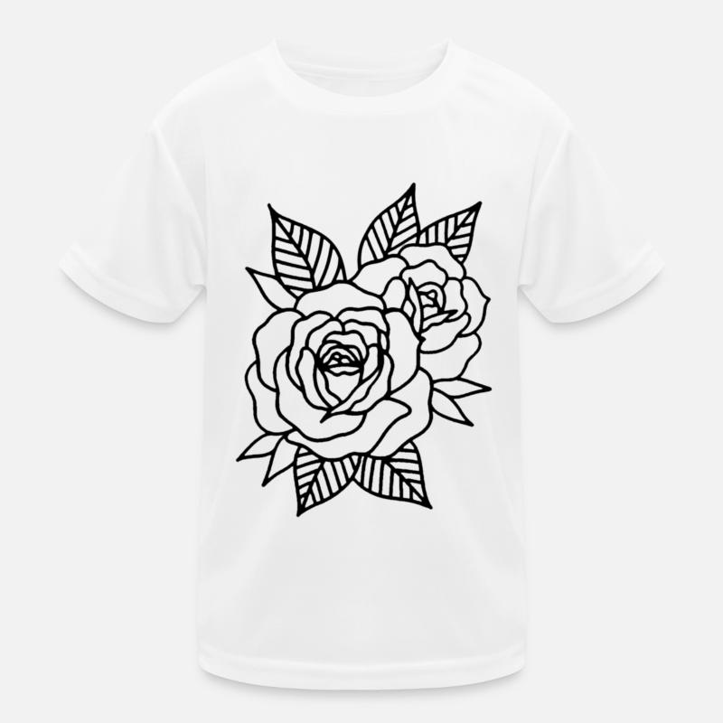 Rose un T-shirt sport Enfant