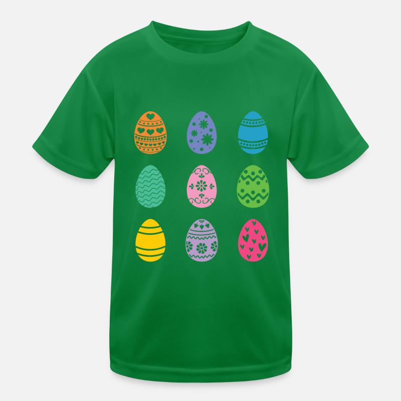 Ostereier Kinder Funktions-T-Shirt