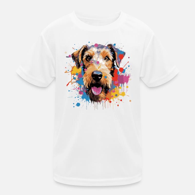 Fox Terrier à poil dur T-shirt sport Enfant