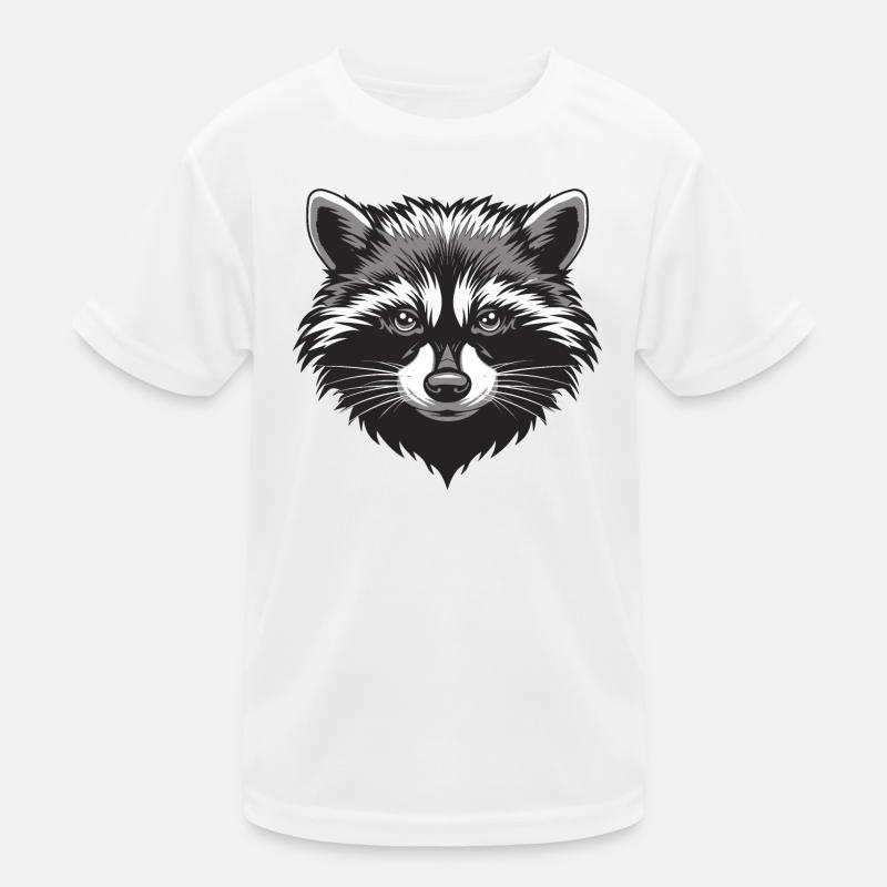 Waschbär Kinder Funktions-T-Shirt