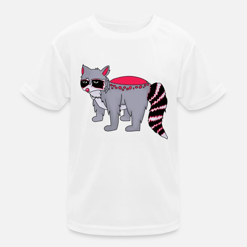 Willy der Waschbär Kinder Funktions-T-Shirt