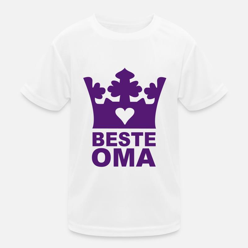 Oma - Großmutter Kinder Funktions-T-Shirt