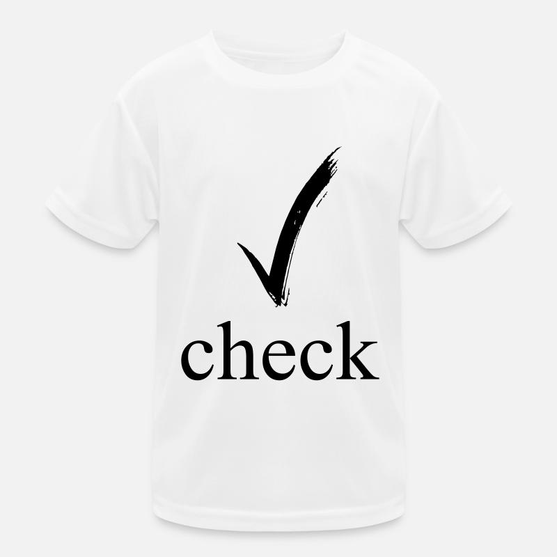 check mark Kids Functional T-Shirt