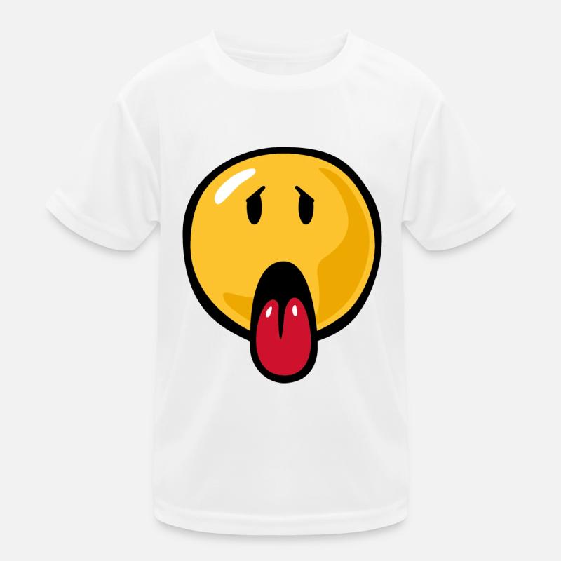 Smiley sick Kids Functional T-Shirt