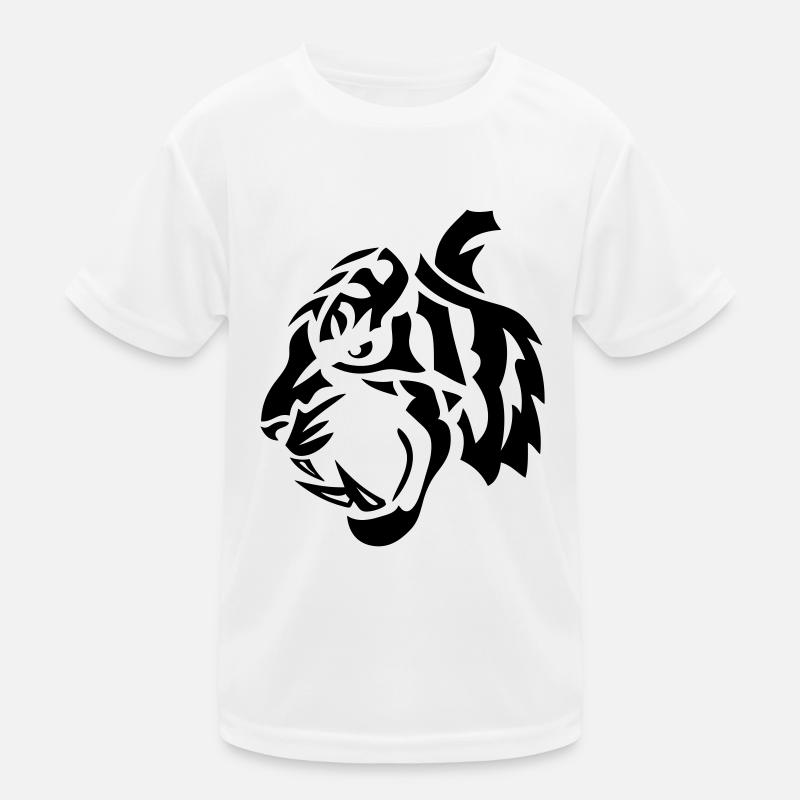 Stammes-Tiger Kinder Funktions-T-Shirt