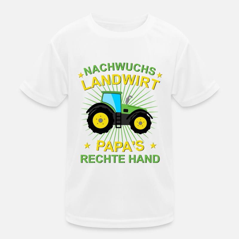 Landwirt Traktor Kindergarten Kinder Funktions-T-Shirt