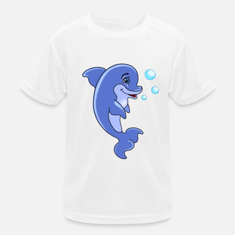 Delphin Kinder Funktions-T-Shirt