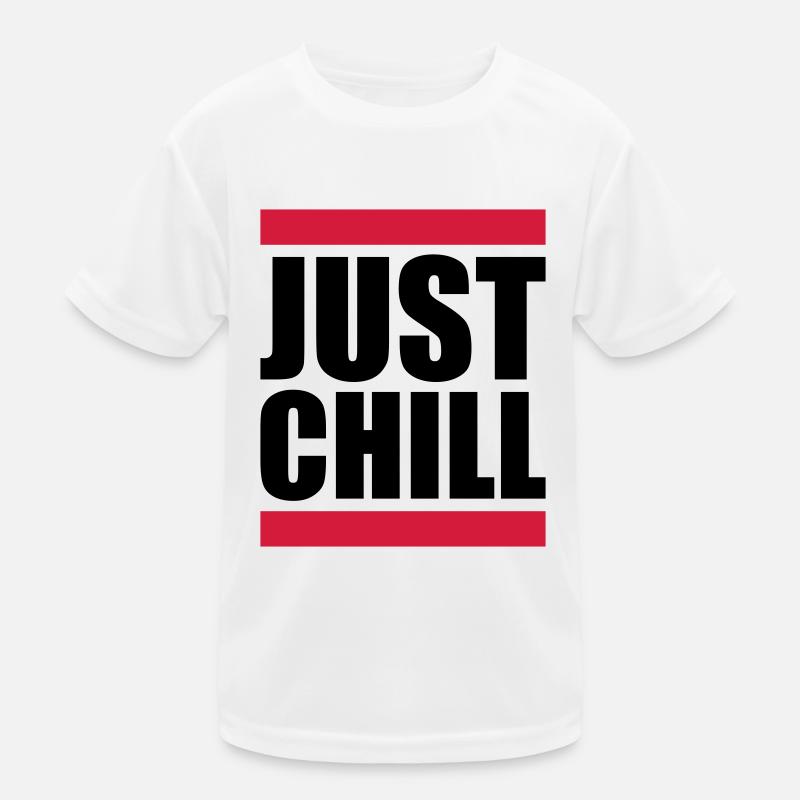 Balken Just Chill Relaxen Kinder Funktions-T-Shirt