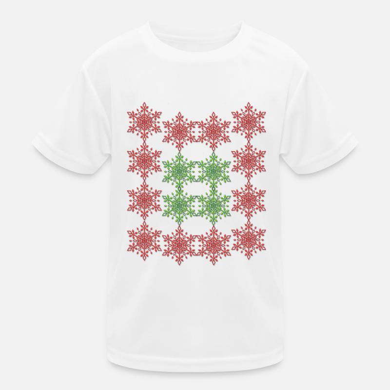 Røde Stjerner Funktionsshirt til børn