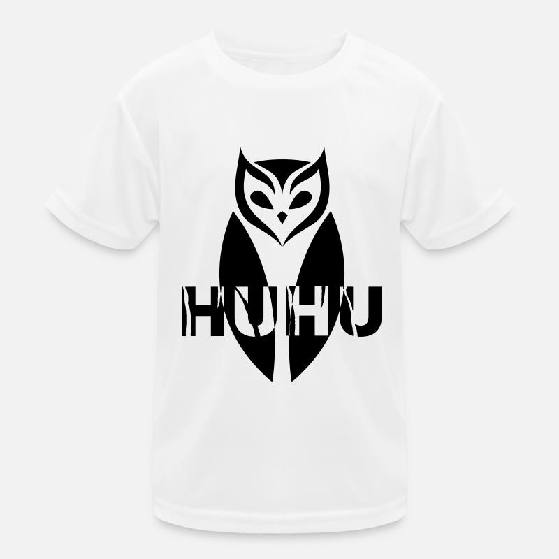 GOWILD Eule - HuHu Kinder Funktions-T-Shirt