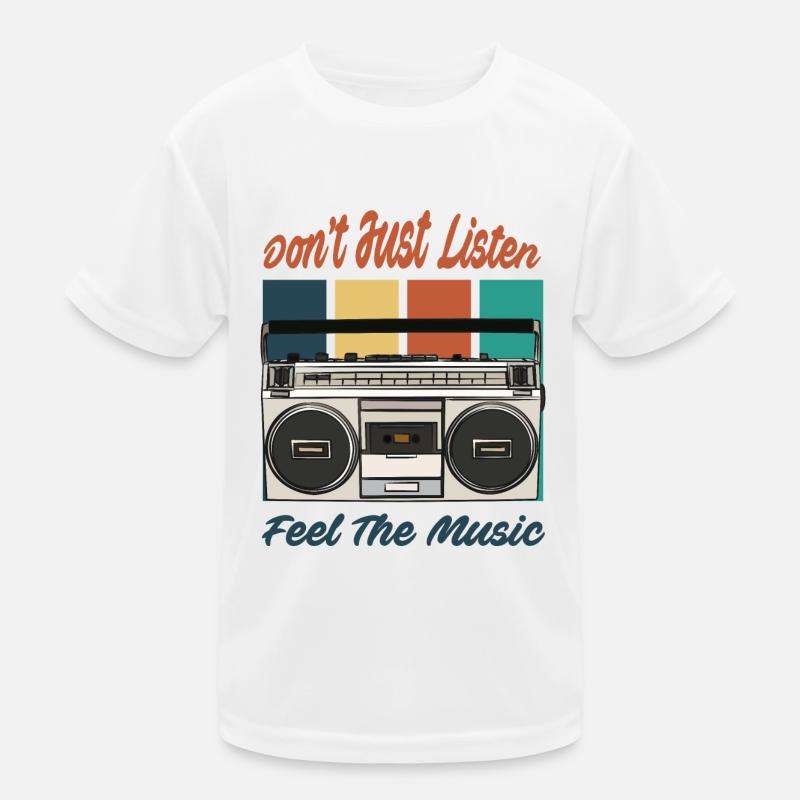 Ne vous contentez pas d’écouter, ressentez la musique T-shirt sport Enfant