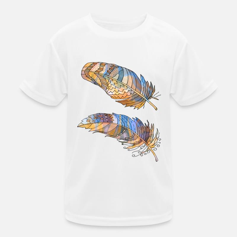Feder Kinder Funktions-T-Shirt