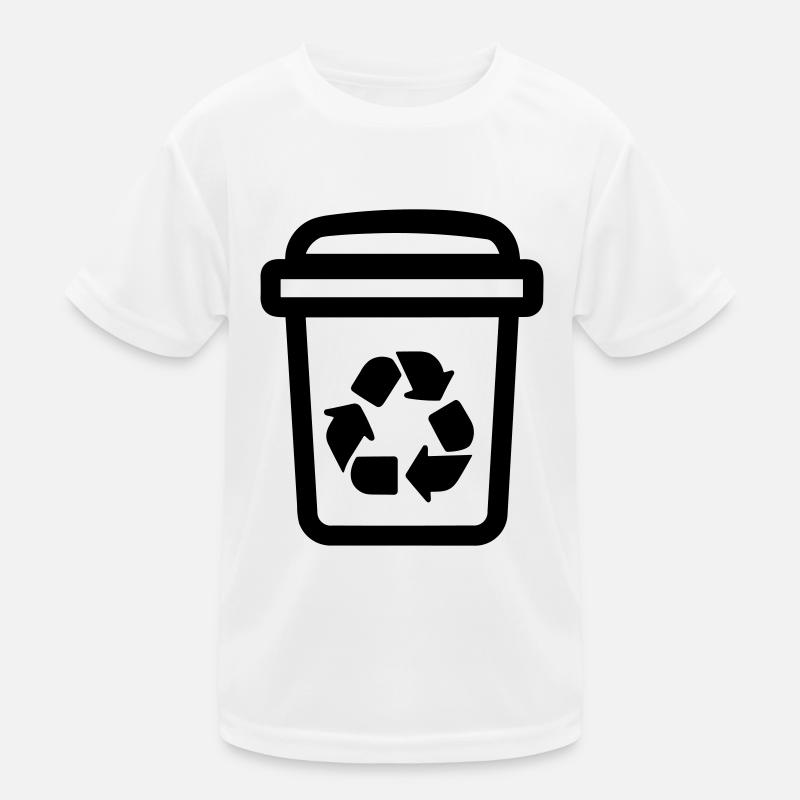 Mülltonne Kinder Funktions-T-Shirt