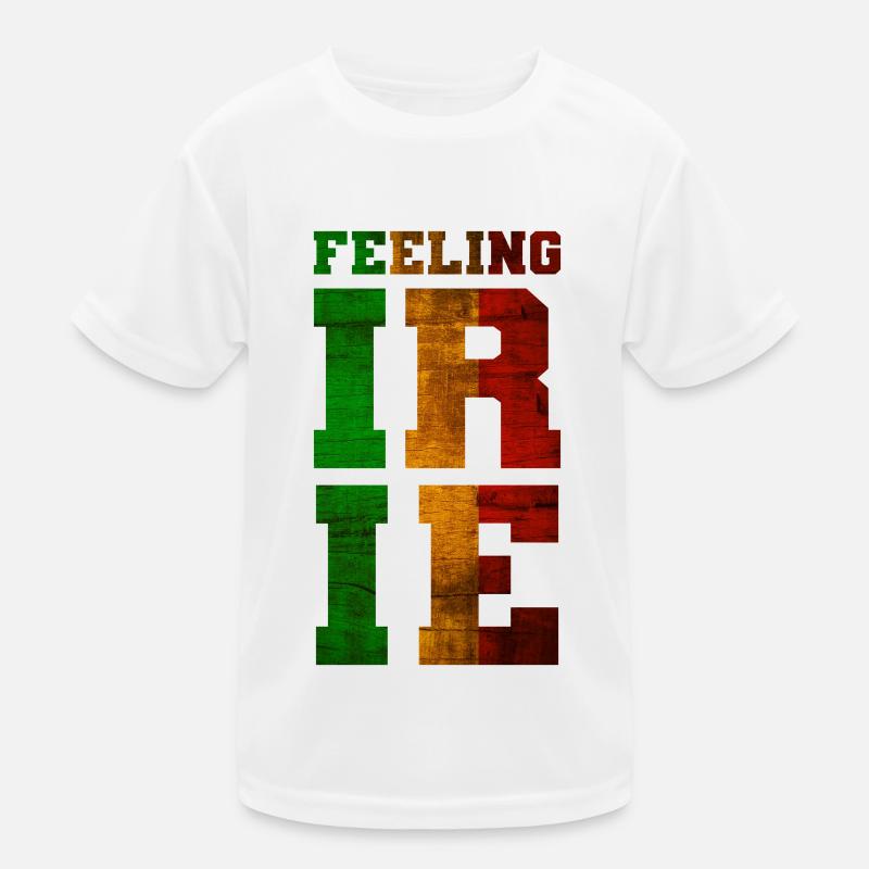 FEELING IRIE Rastafari Devise T-shirt sport Enfant