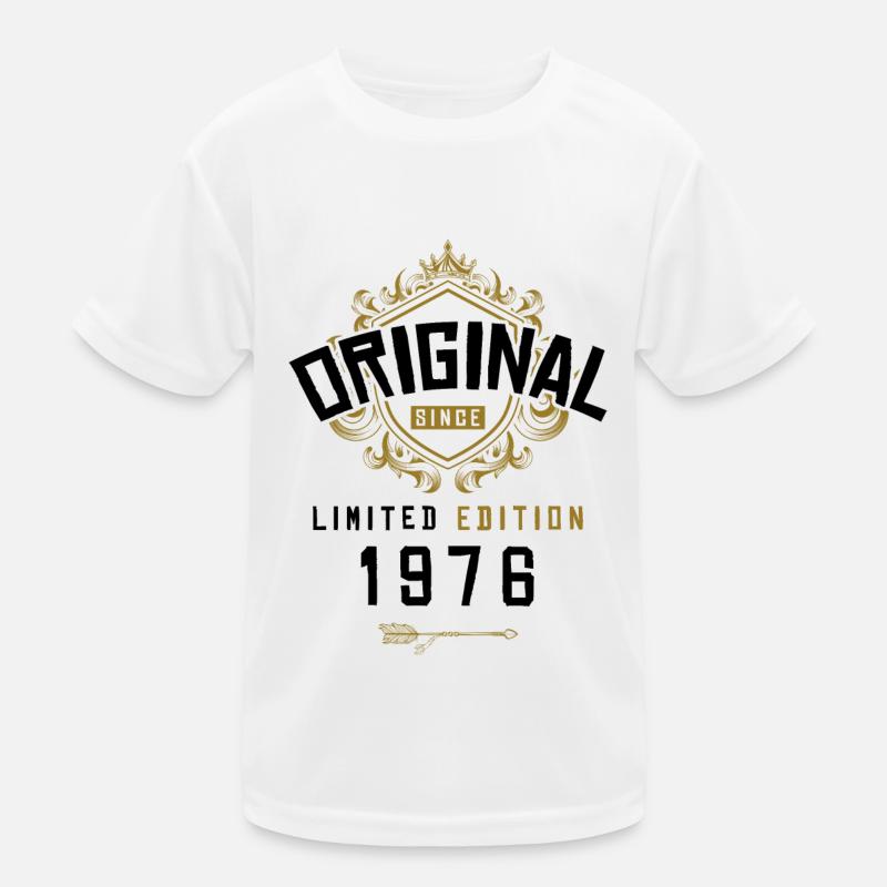 1976 limited edition Geburtstag Kinder Funktions-T-Shirt