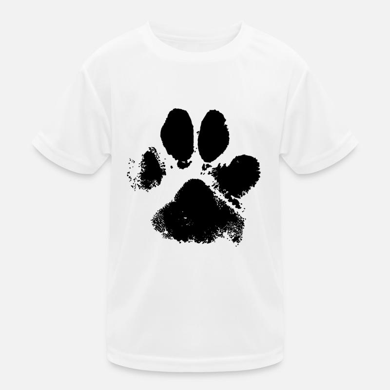 Chien Tate Empreinte de pattes T-shirt sport Enfant