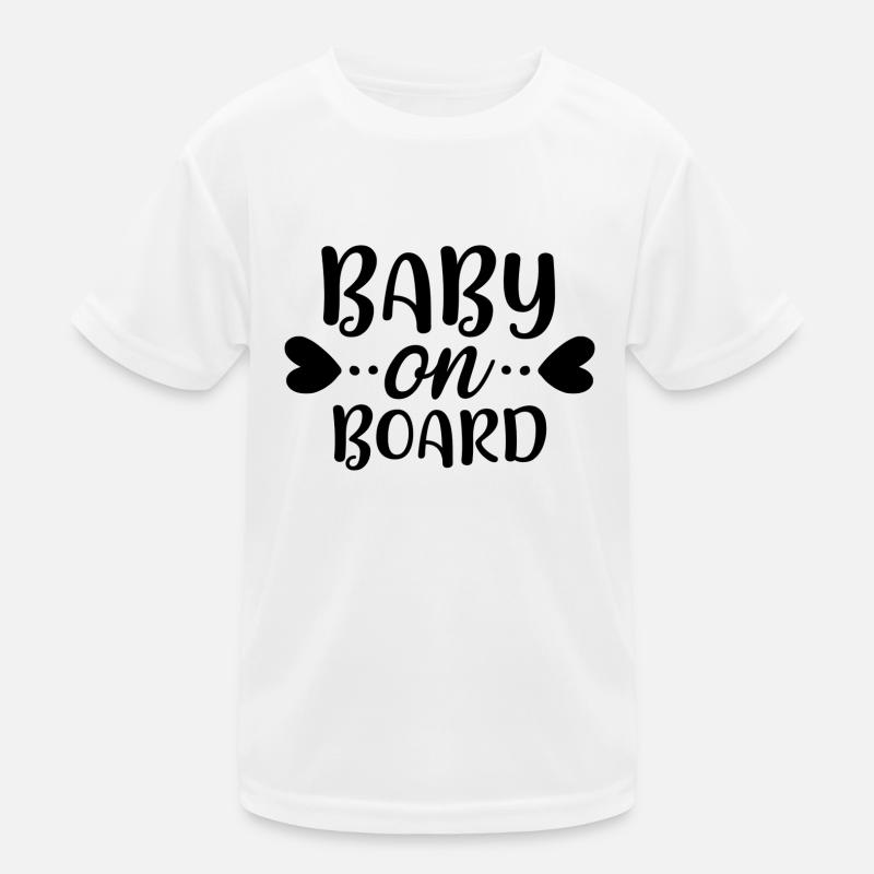 Baby On Board 01 Kids Functional T-Shirt