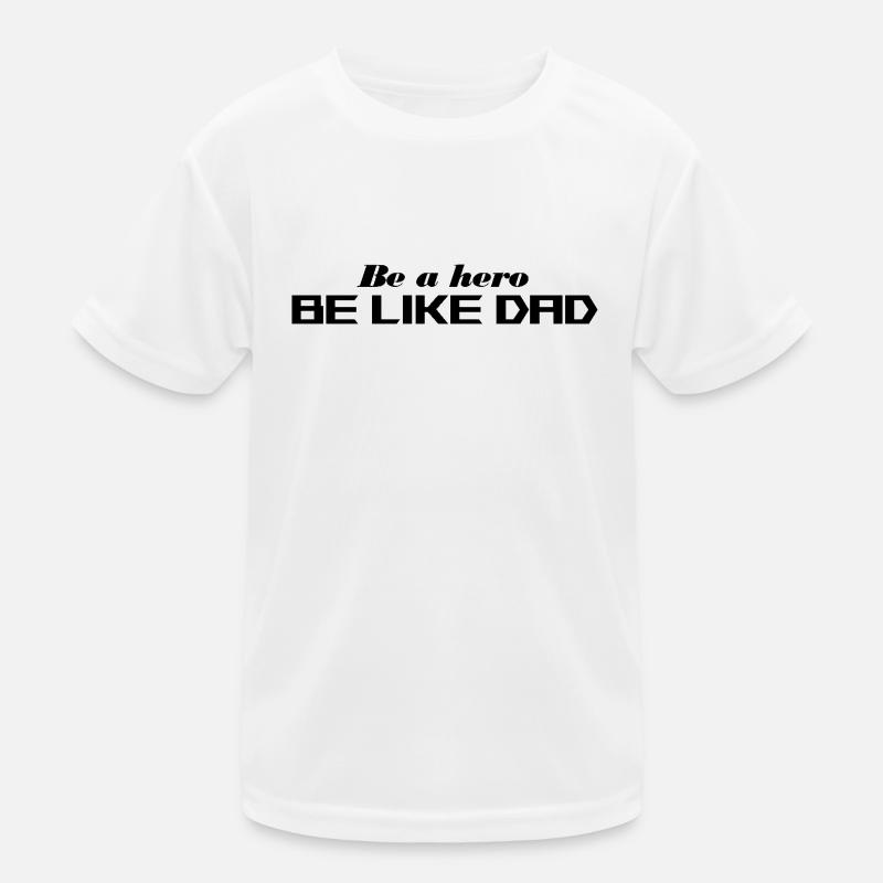 Sei ein Held Kinder Funktions-T-Shirt