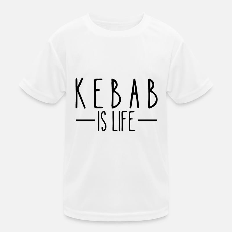 Kebab ist Leben Kinder Funktions-T-Shirt