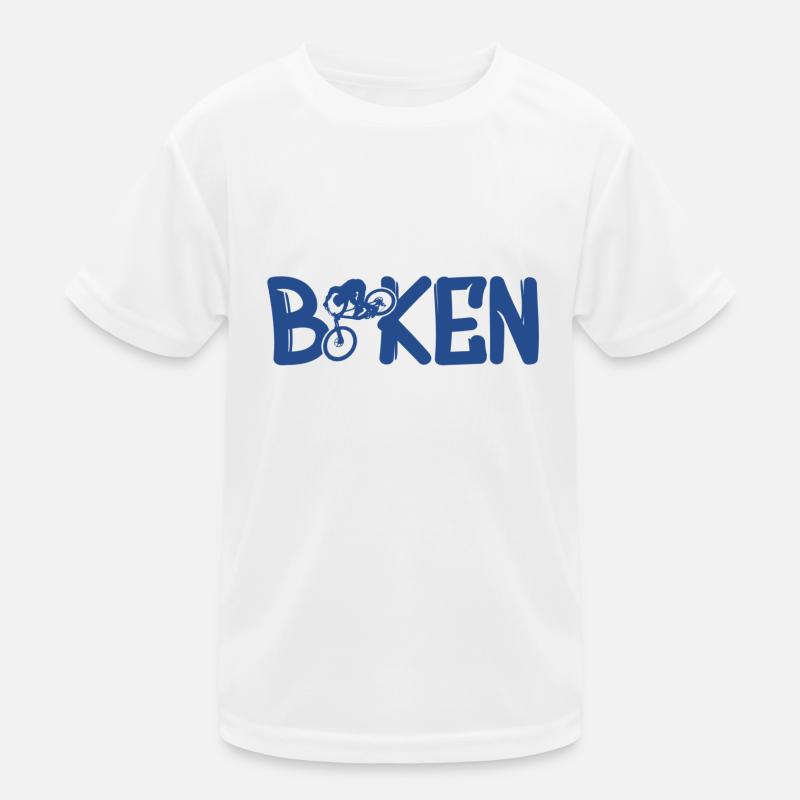 biken Kinder Funktions-T-Shirt