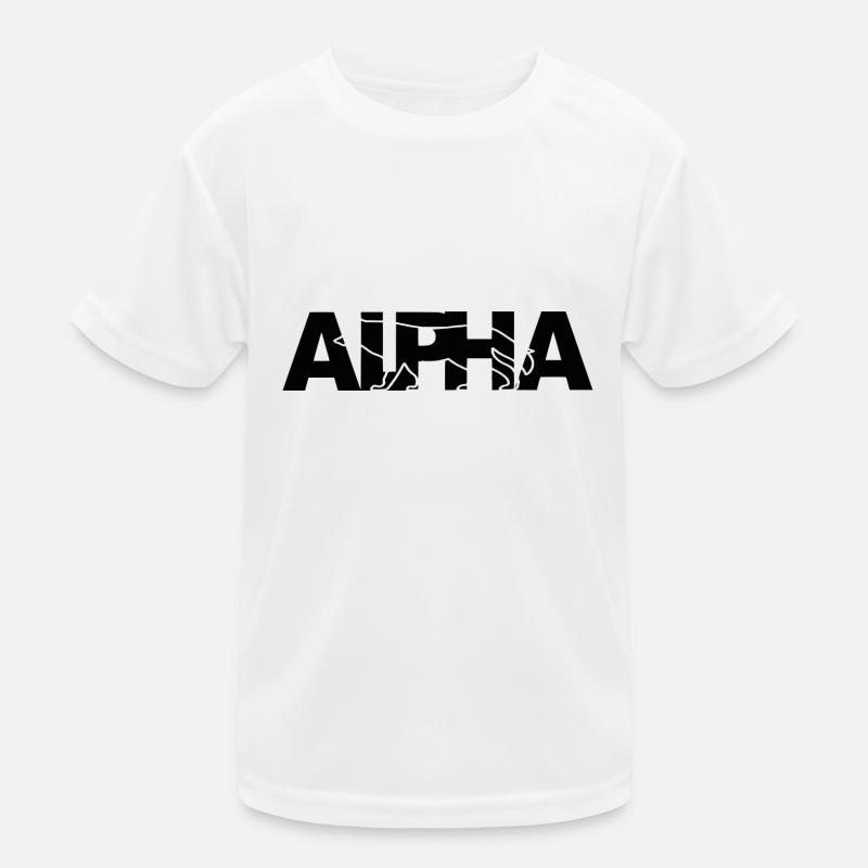 ALPHA WOLF Kids Functional T-Shirt