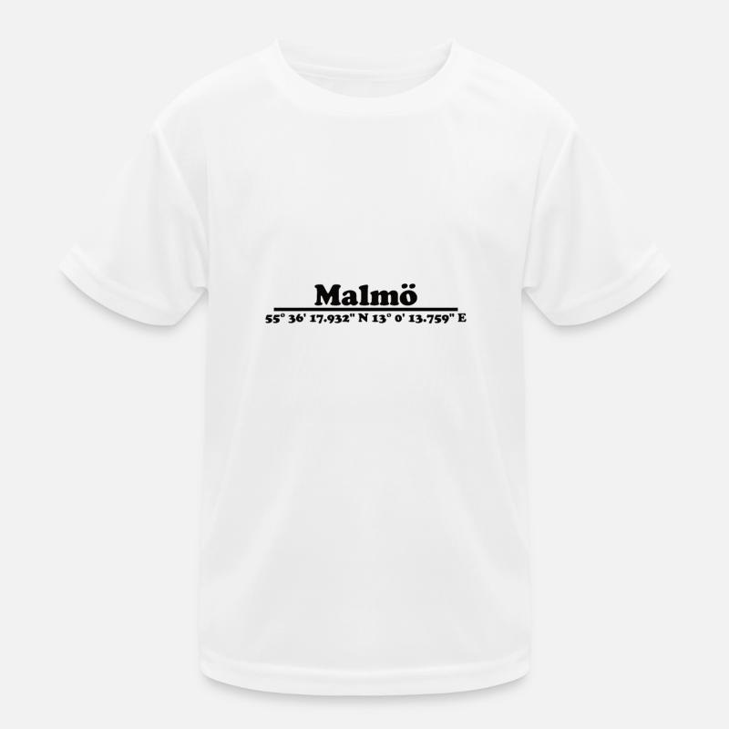 Malmö Coordinates Kids Functional T-Shirt