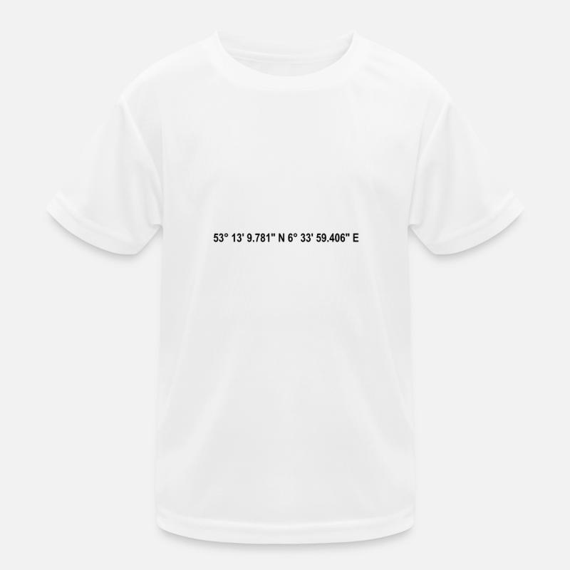 Groningen Coordinates Kids Functional T-Shirt