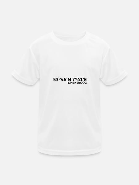 Spiekeroog coordinates - Kids Functional T-Shirt - white - Front