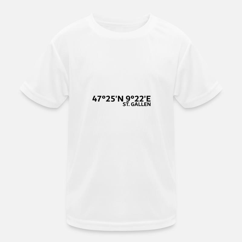 Coordonnées de Saint-Gall T-shirt sport Enfant