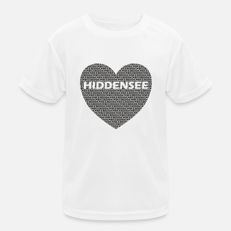 Hiddensee Herz Kinder Funktions-T-Shirt