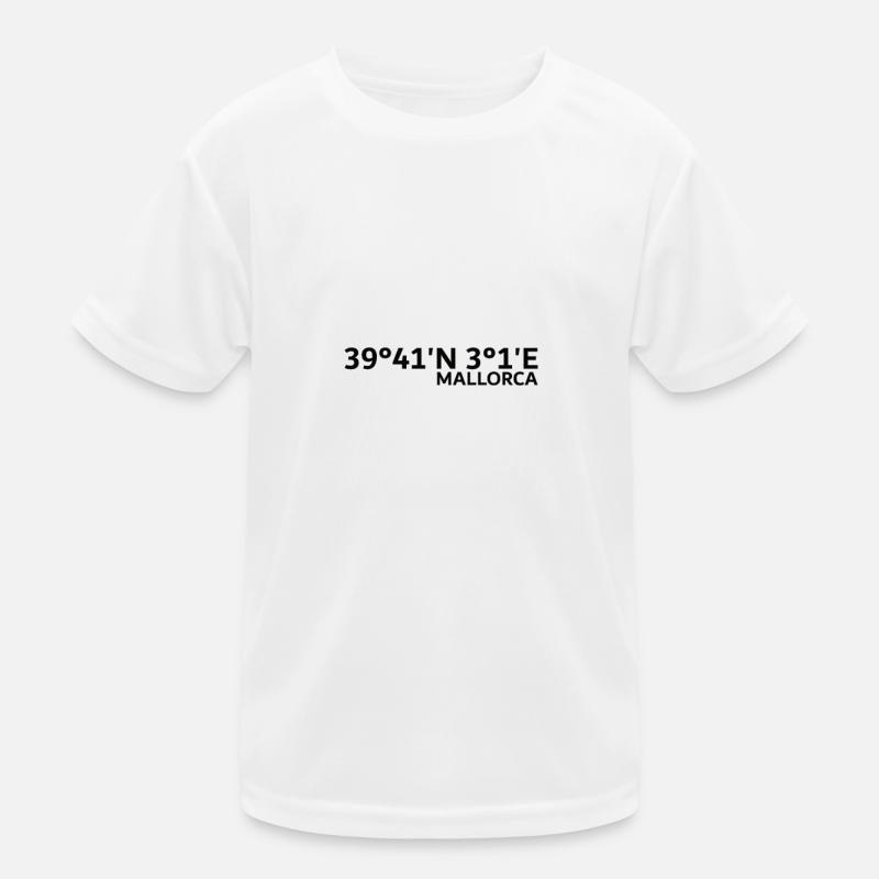 Mallorca Coordinates Kids Functional T-Shirt