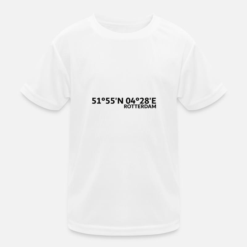 Rotterdam coordinates Kids Functional T-Shirt