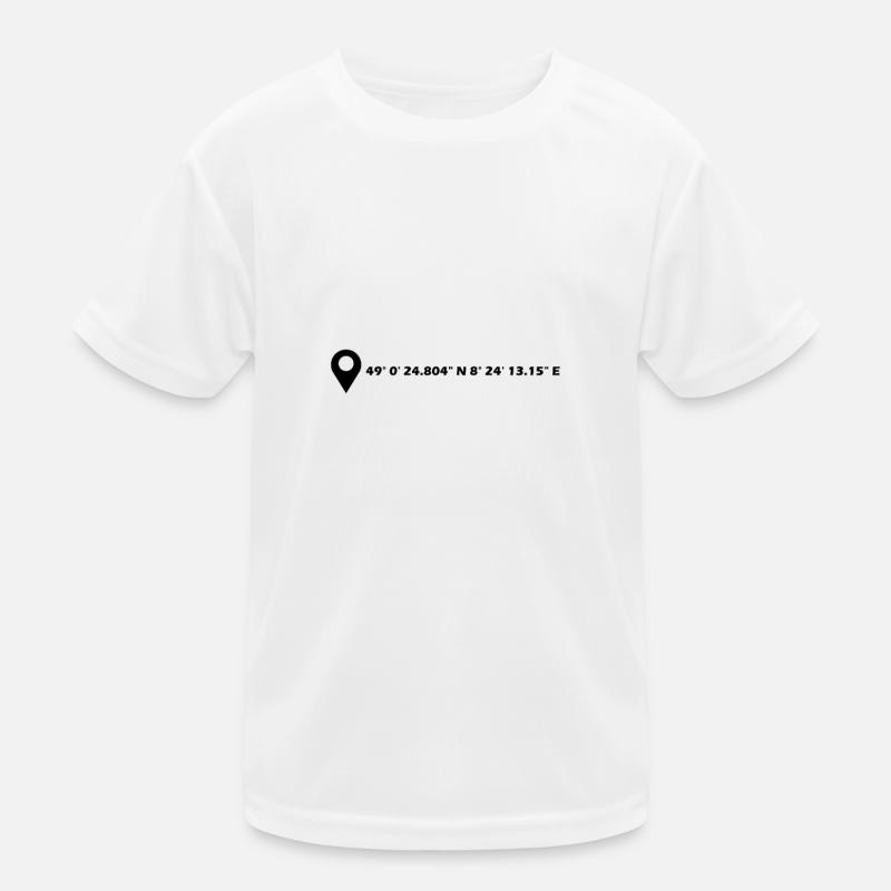 Karlsruhe Coordinates Kids Functional T-Shirt