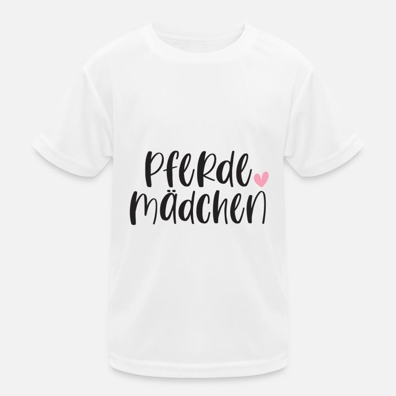 Pferd Pferdemädchen Pferde Reiten Geschenk Kinder Funktions-T-Shirt