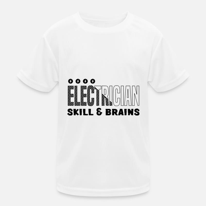Compétences d'électricien Circuits de tension T-shirt sport Enfant