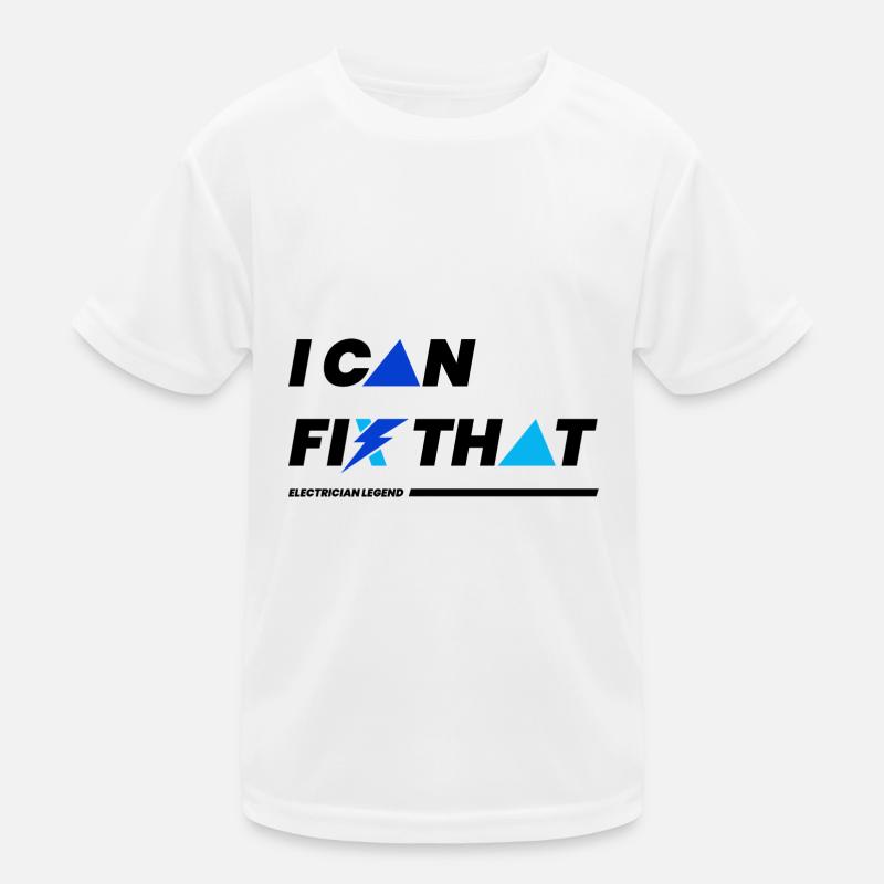 Repariere den Elektroarbeiter, Handwerker, Kinder Funktions-T-Shirt