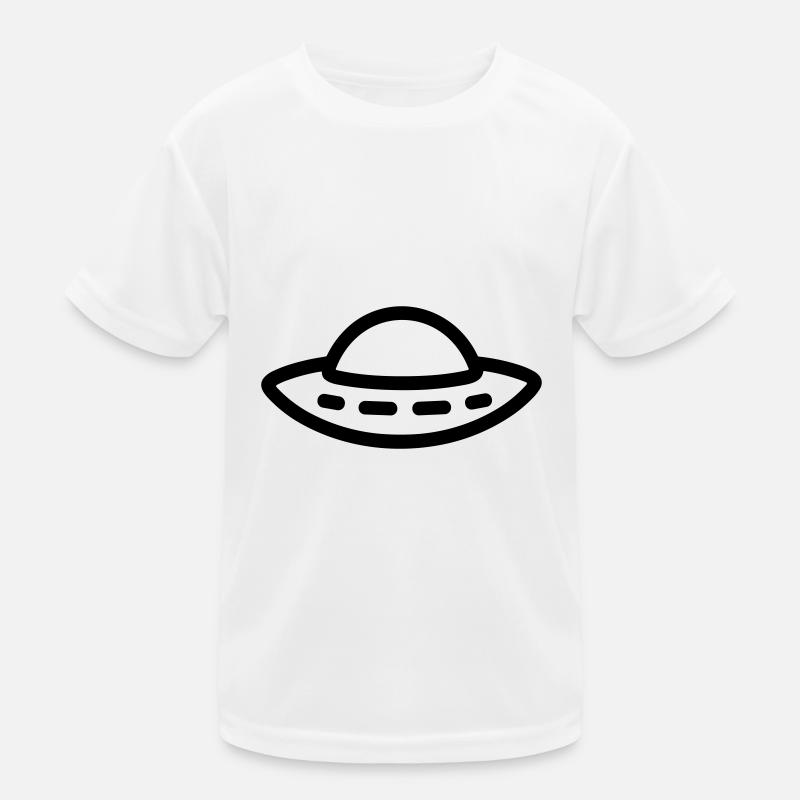 fliegende Untertasse Kinder Funktions-T-Shirt