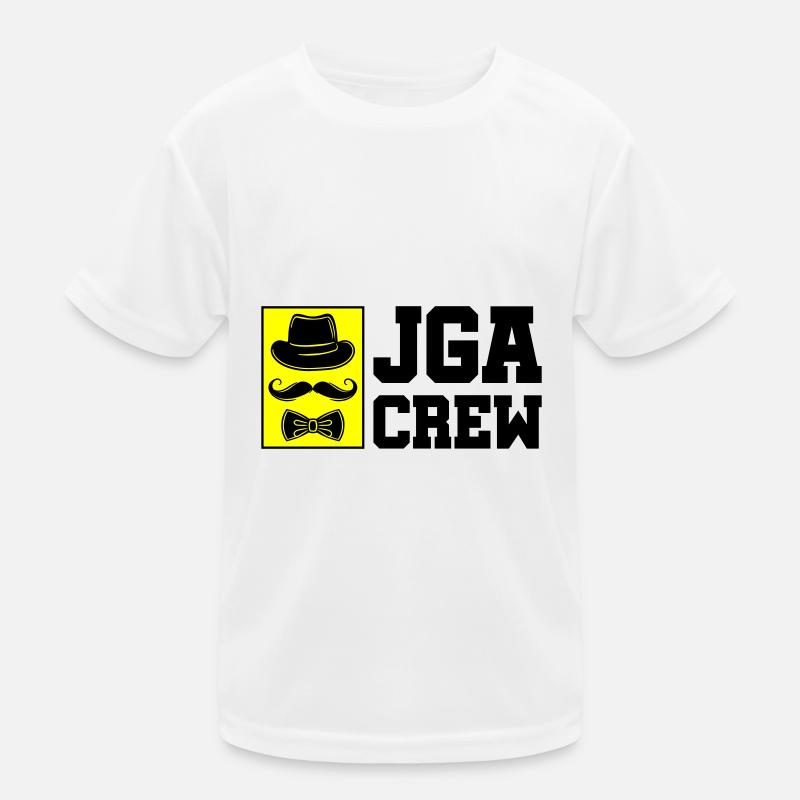 Jga Crew Junggesellenabschied Spruch Kinder Funktions-T-Shirt